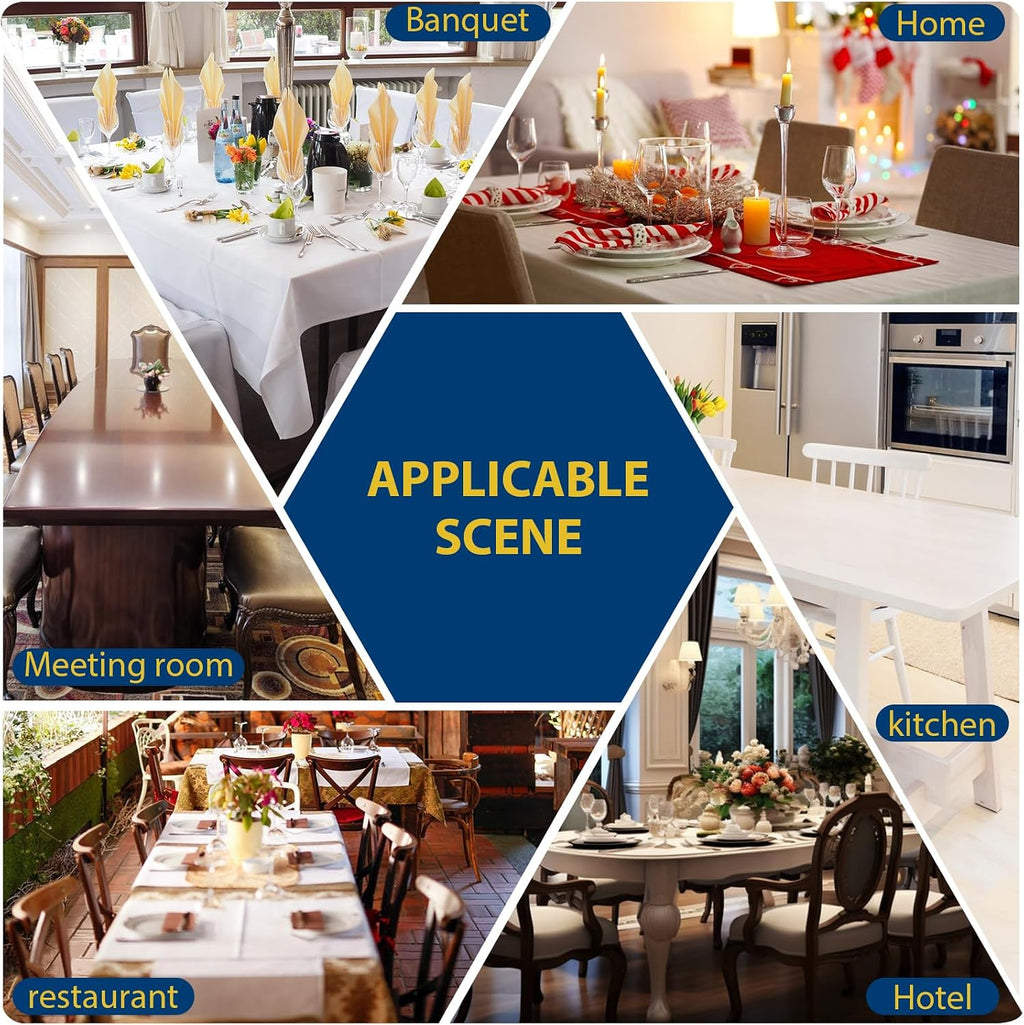 Chair Covers, Stretch Dining Room Chair Covers Set of 6, Removable Washable Dining Chair Slipcovers for Home, Hotel, Banquet