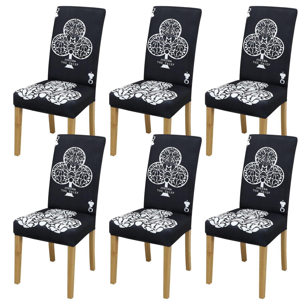 Velvet Dining Chair Covers,Dining Room Chair Covers Set of 6