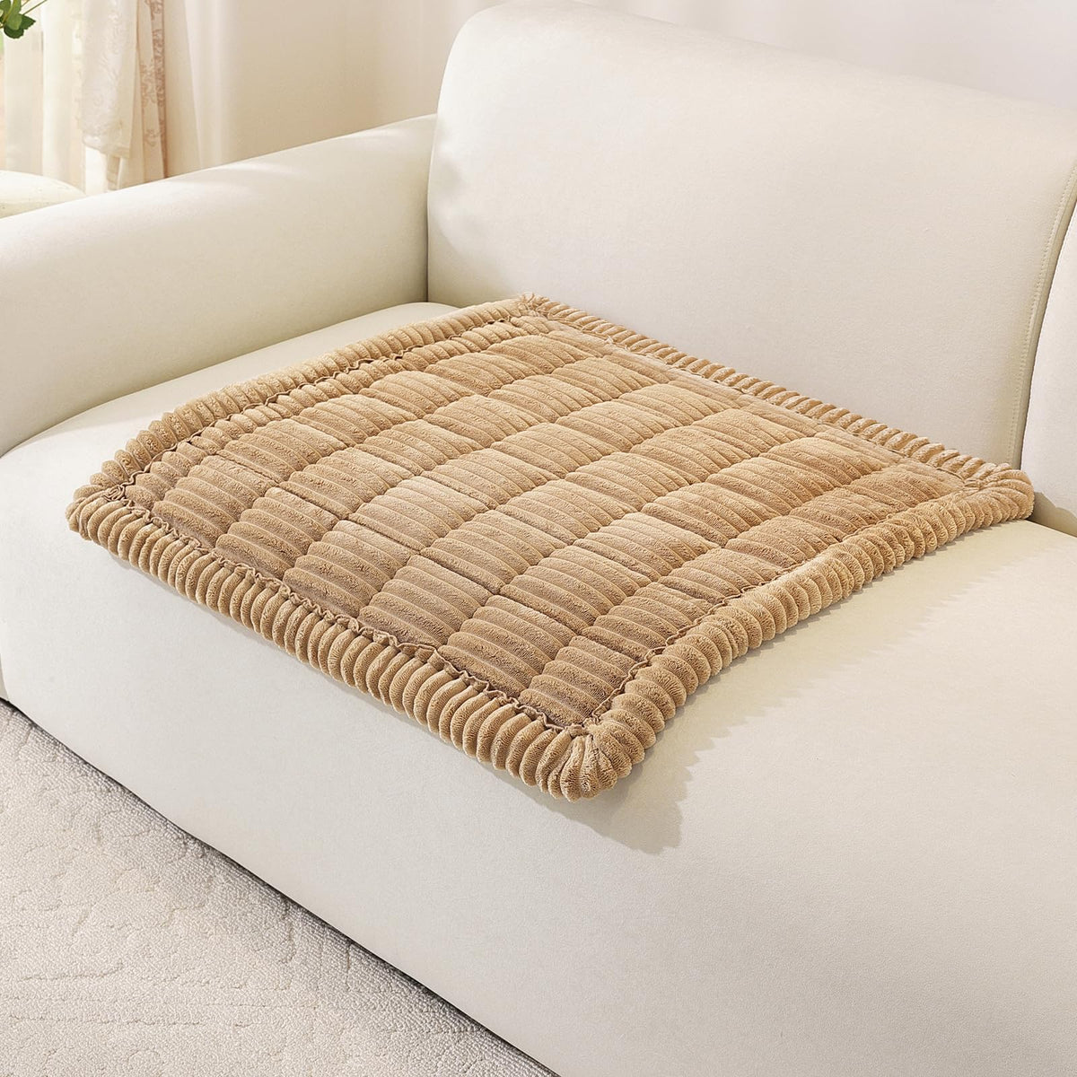OstepDecor Couch Cover for Dogs, Washable Non Slip Sofa Cover for Pets