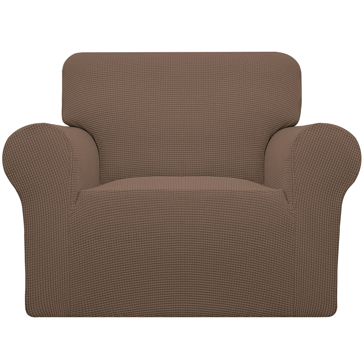 Easy-Going Stretch Chair Sofa Slipcover Washable Dark Gray
