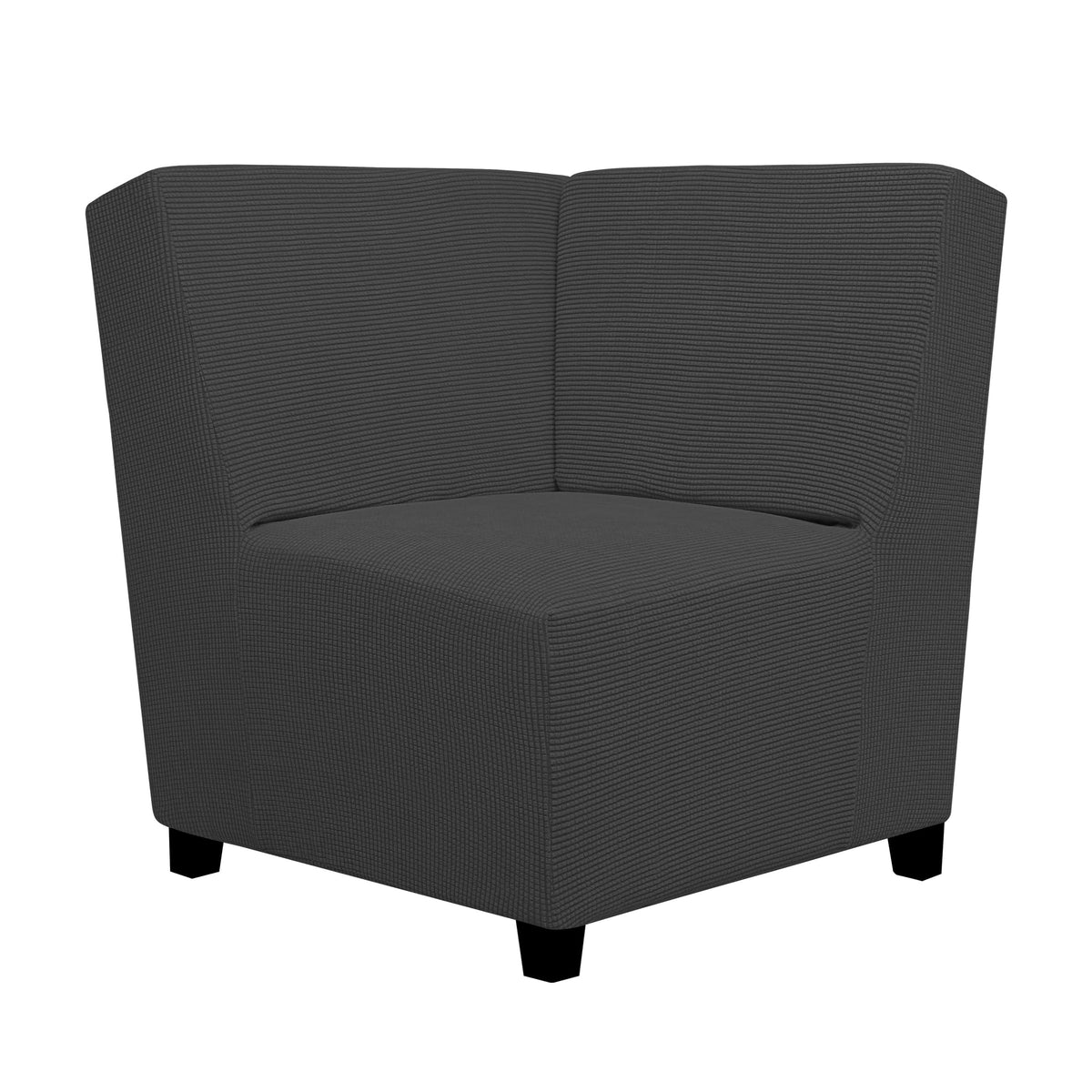 Easy-Going Stretch Chair Sofa Slipcover Washable Dark Gray