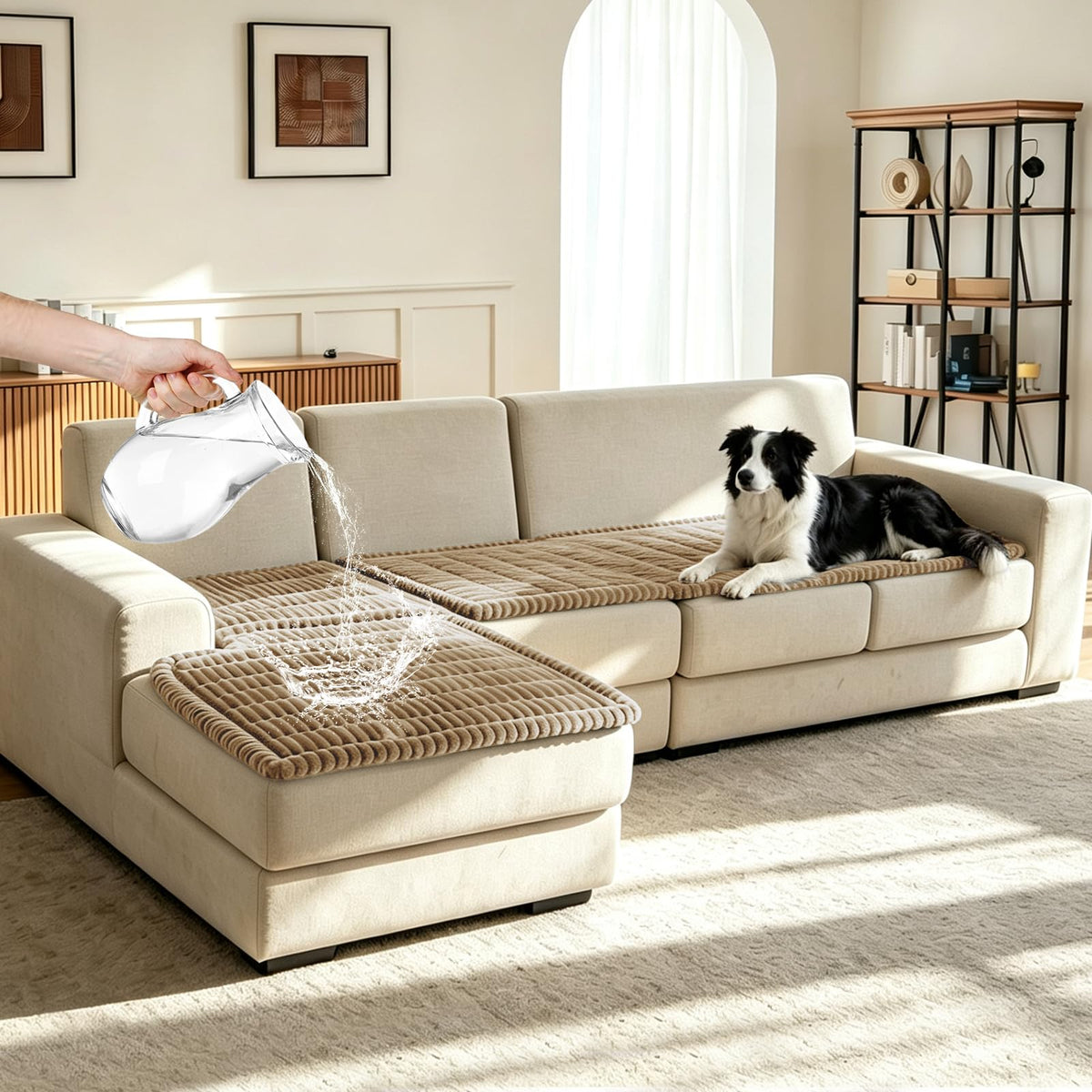 Waterproof Couch Cover for Dogs, Non Slip Washable Sofa Protector
