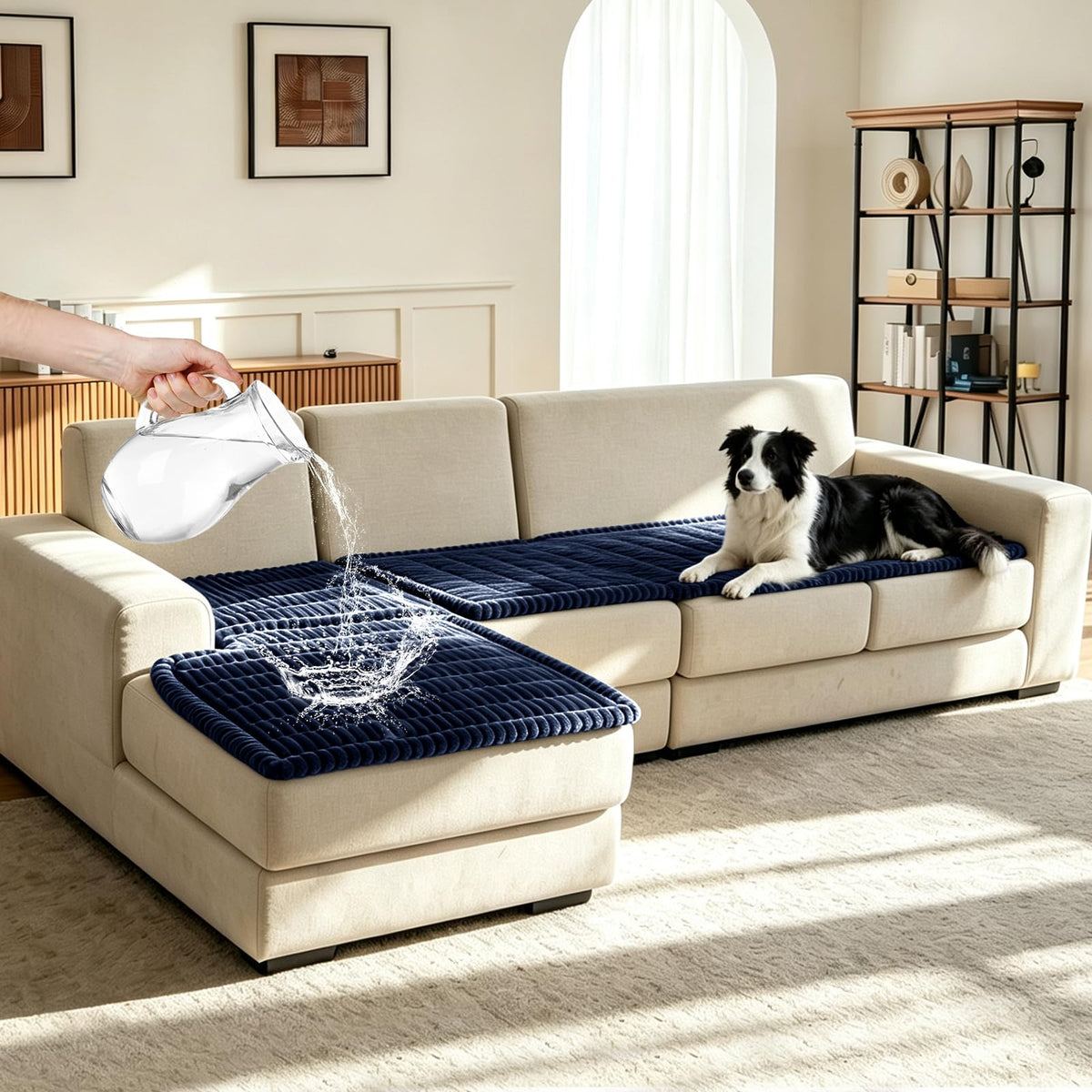 Waterproof Couch Cover for Dogs, Non Slip Washable Sofa Protector
