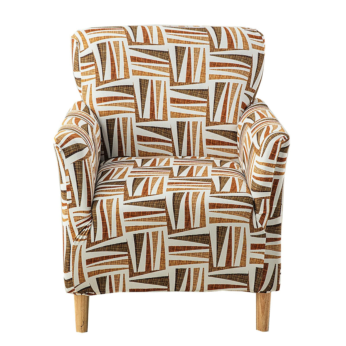 CRFATOP Accent Chair Cover,Stretch Armchair Slipcover for Living Room,Beige