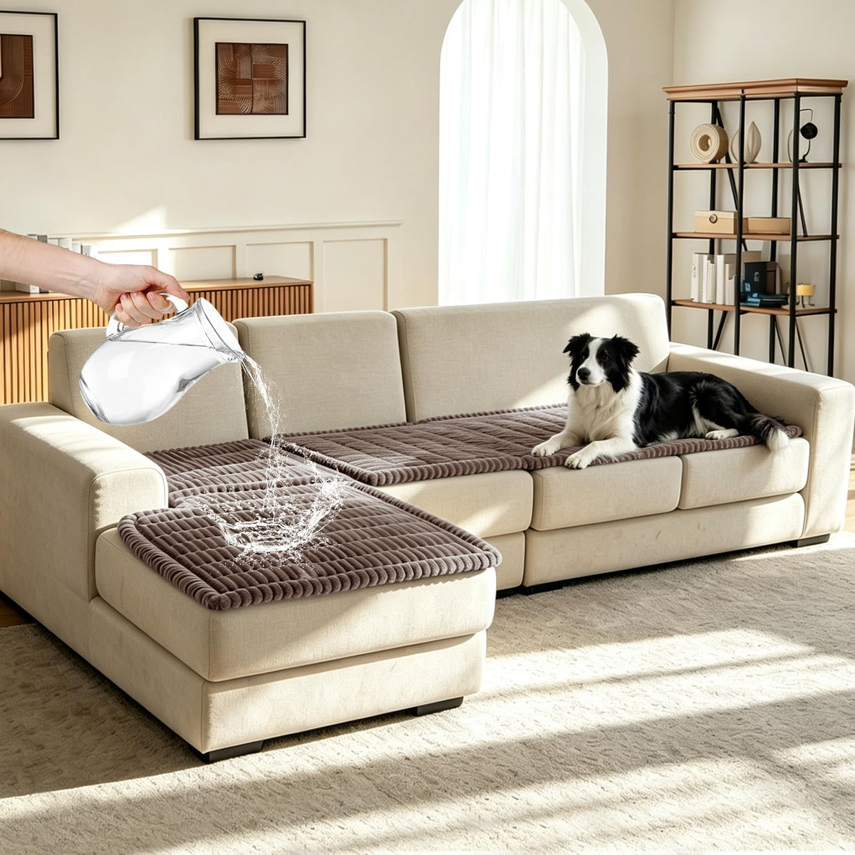 Waterproof Couch Cover for Dogs, Non Slip Washable Sofa Protector