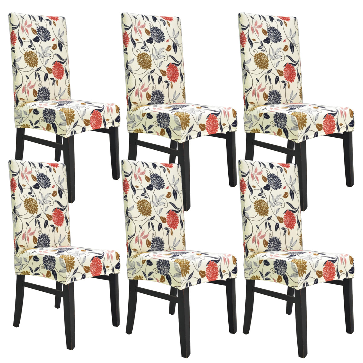 Stretchy Washable Parson Dining Chair Covers/Slipcovers Set of 4