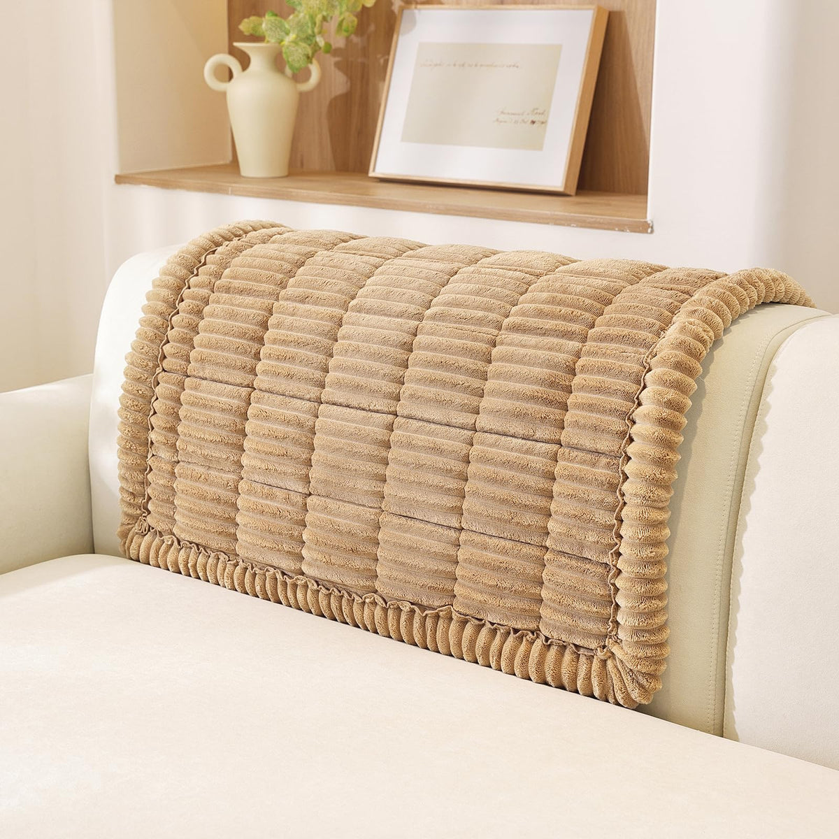 OstepDecor Couch Cover for Dogs, Washable Non Slip Sofa Cover for Pets