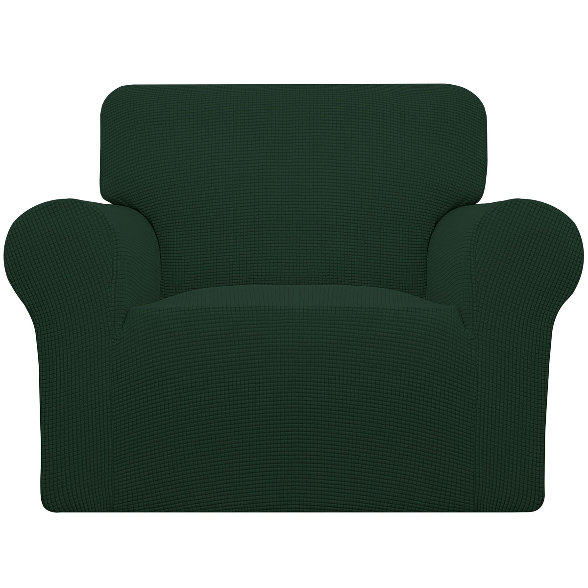 Easy-Going Stretch Chair Sofa Slipcover Washable Dark Gray