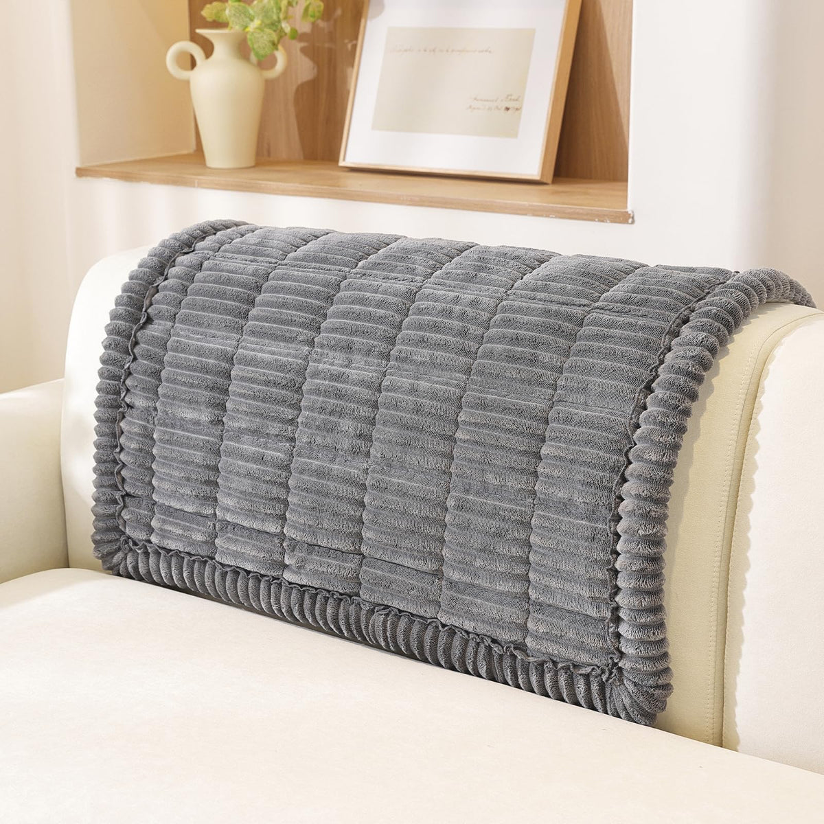 OstepDecor Couch Cover for Dogs, Washable Non Slip Sofa Cover for Pets