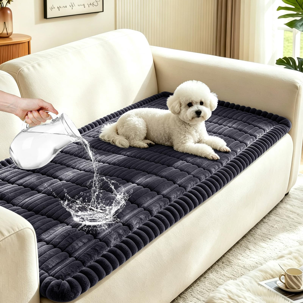 Waterproof Couch Cover for Dogs, Non Slip Washable Sofa Protector