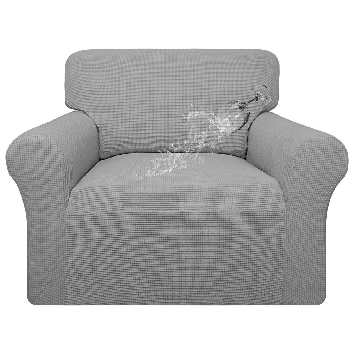 Easy-Going 100% Waterproof Chair Couch Cover, Stretch Jacquard Sofa Cover