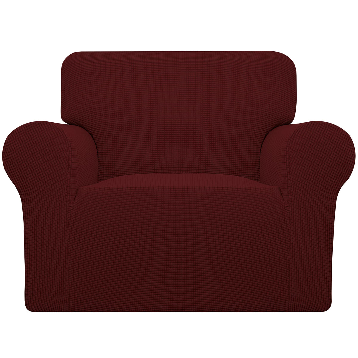 Easy-Going Stretch Chair Sofa Slipcover Washable Dark Gray