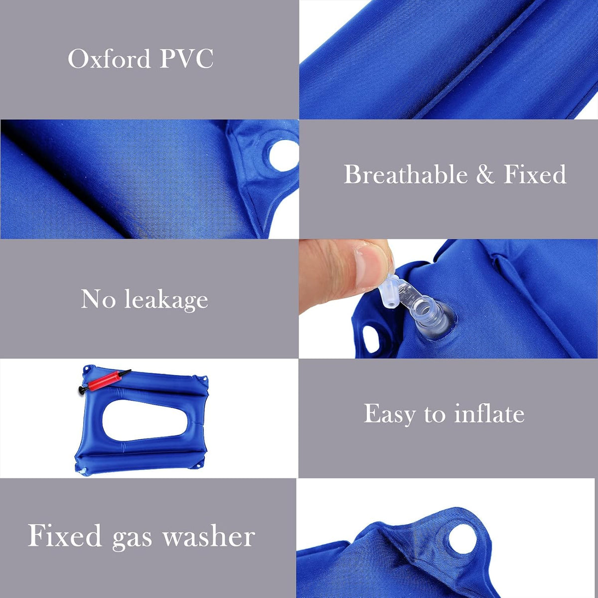 Namalu Inflatable Bed Sore Cushion for Butt Pressure Sore Relief, Blue