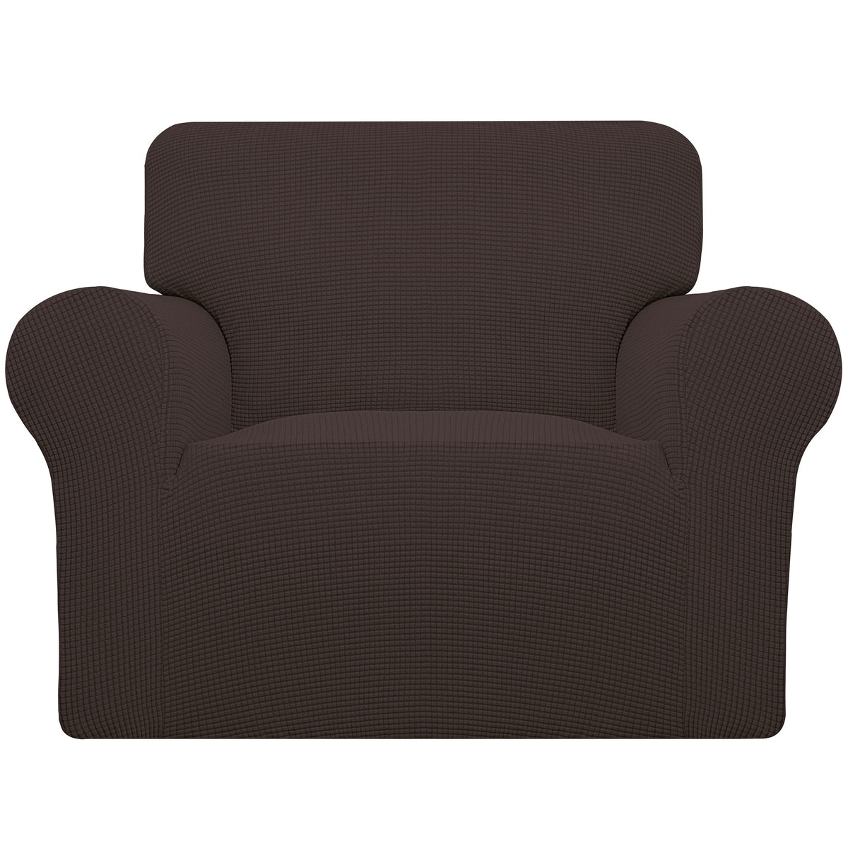 Easy-Going Stretch Chair Sofa Slipcover Washable Dark Gray