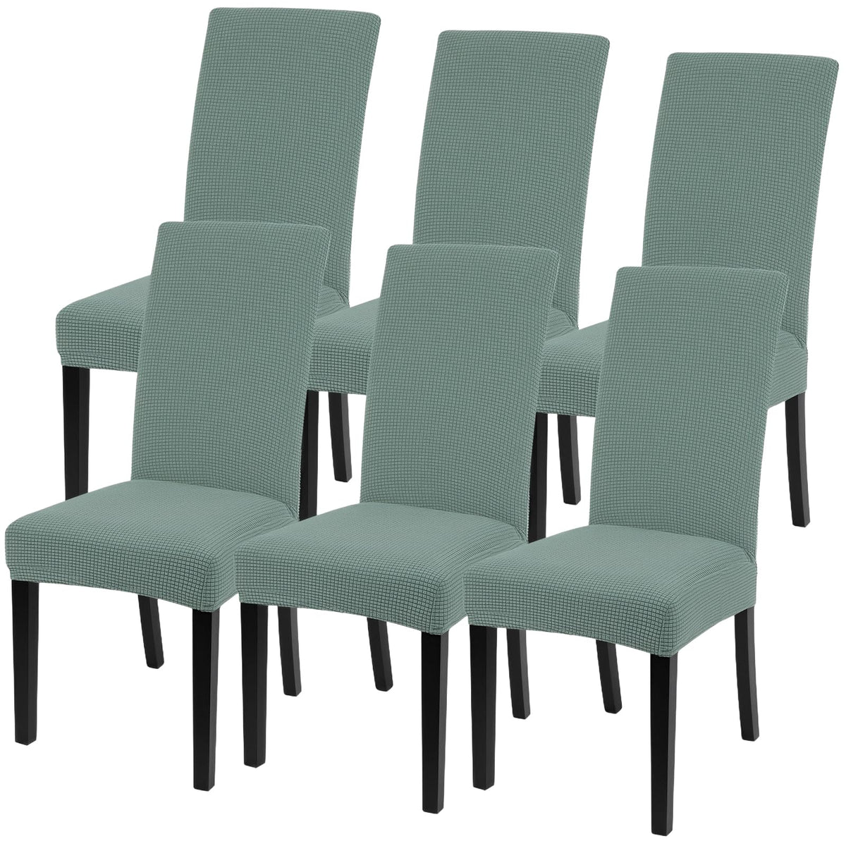 SearchI Chair Covers Slipcovers Set of 4, Spandex Super Fit Stretch Removable Washable Kitchen Parsons Protector for Dining Room,Hotel,Ceremony,Beige+Flowers
