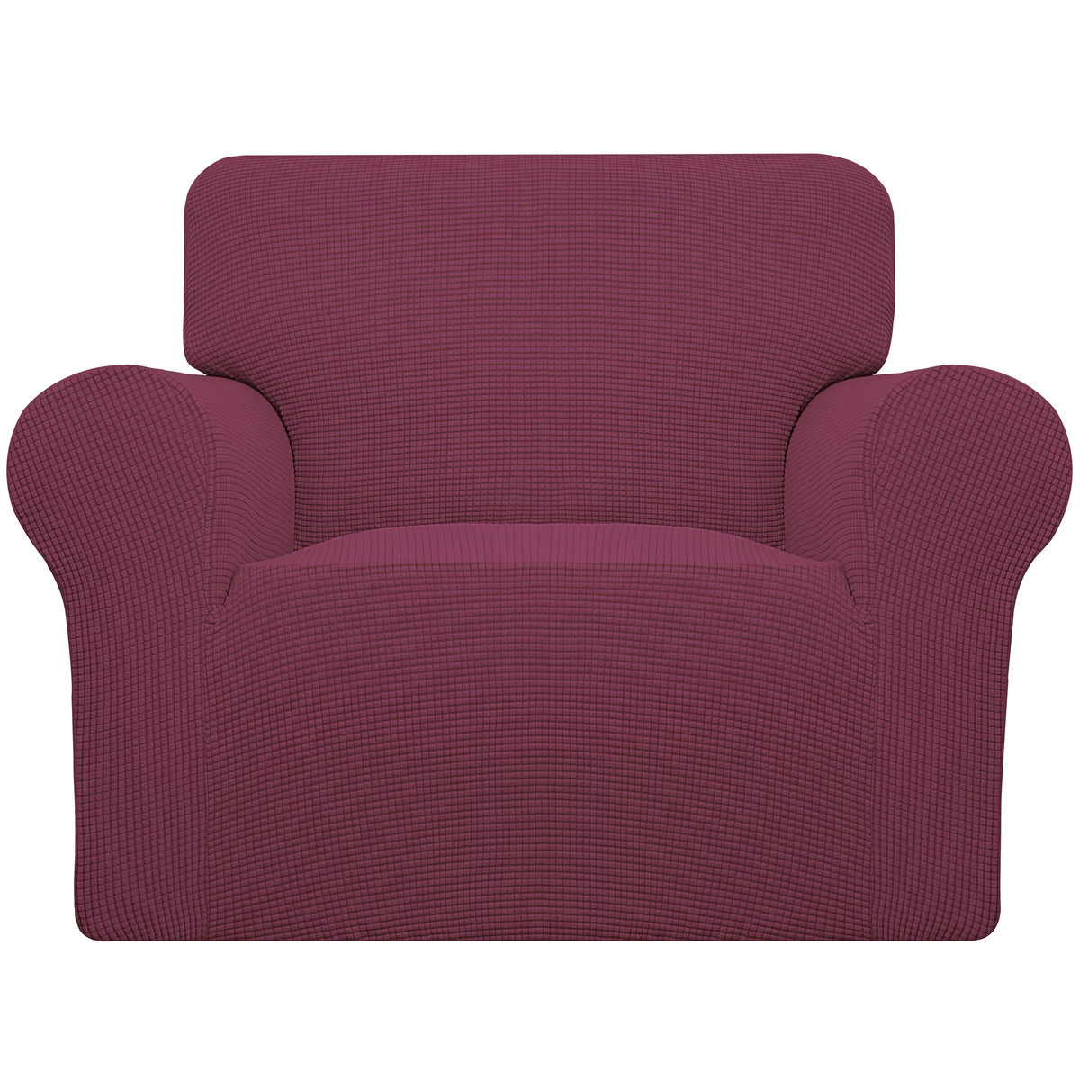 Easy-Going Stretch Chair Sofa Slipcover Washable Dark Gray