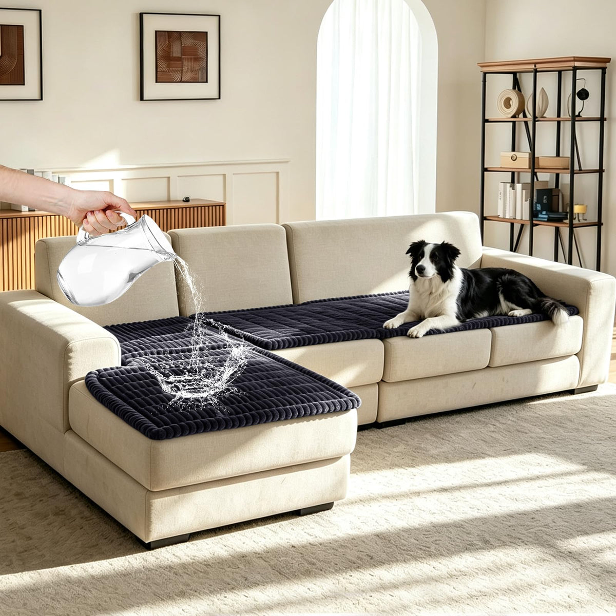 Waterproof Couch Cover for Dogs, Non Slip Washable Sofa Protector
