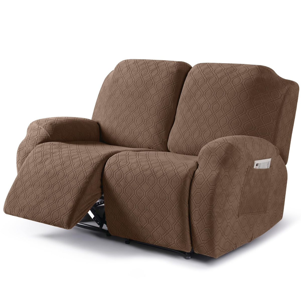 VANSOFY Stretch Recliner Chair Cover, Slipcover, Dark Gray, 1 Seater