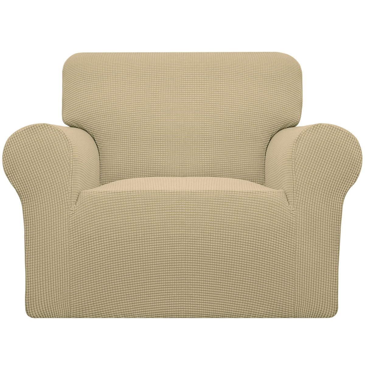Easy-Going Stretch Chair Sofa Slipcover Washable Dark Gray