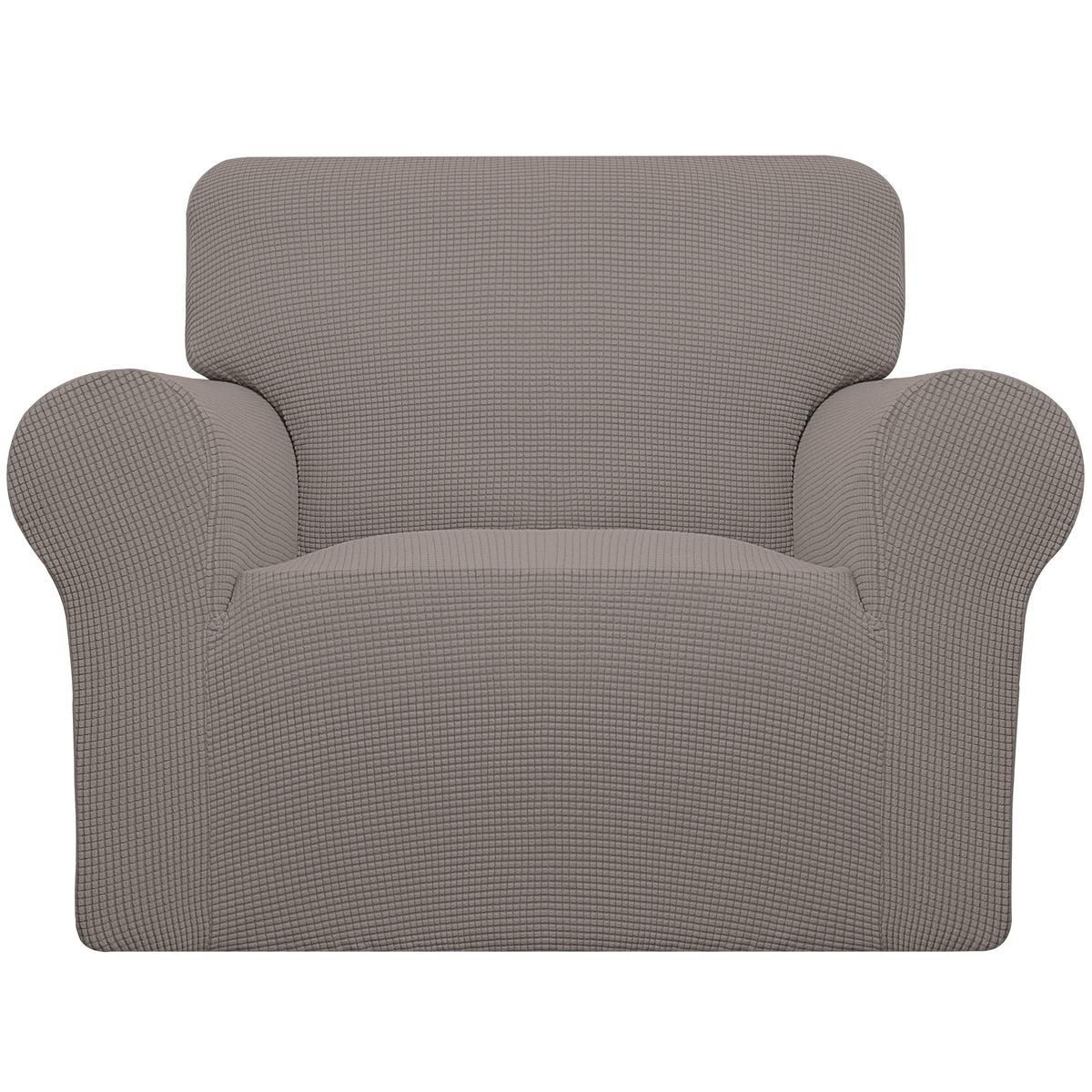 Easy-Going Stretch Chair Sofa Slipcover Washable Dark Gray