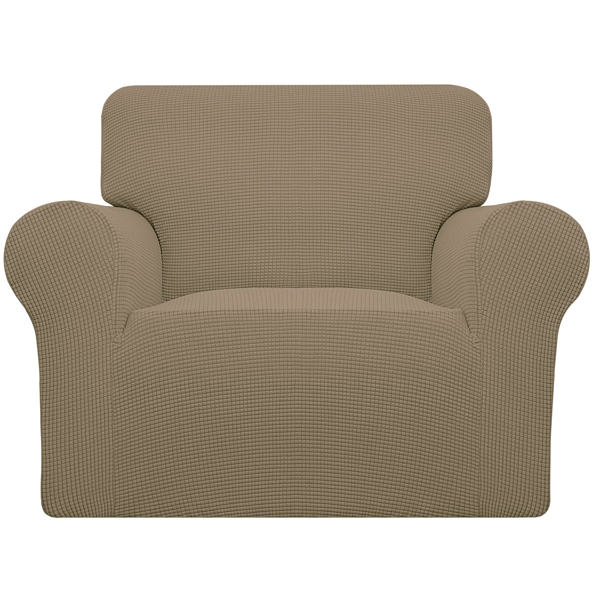 Easy-Going Stretch Chair Sofa Slipcover Washable Dark Gray