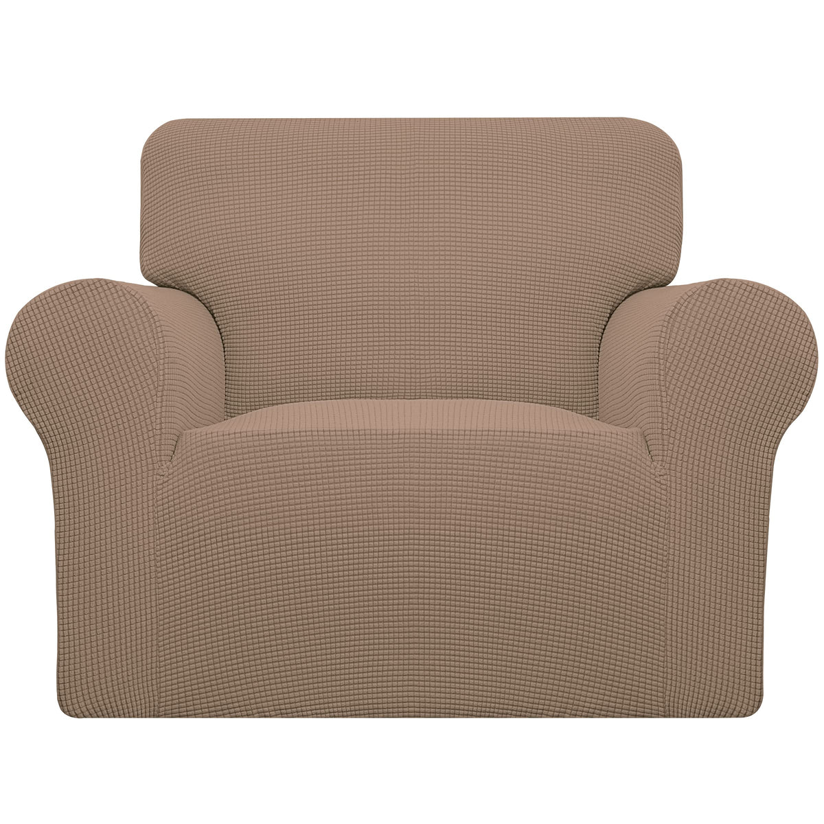 Easy-Going Stretch Chair Sofa Slipcover Washable Dark Gray