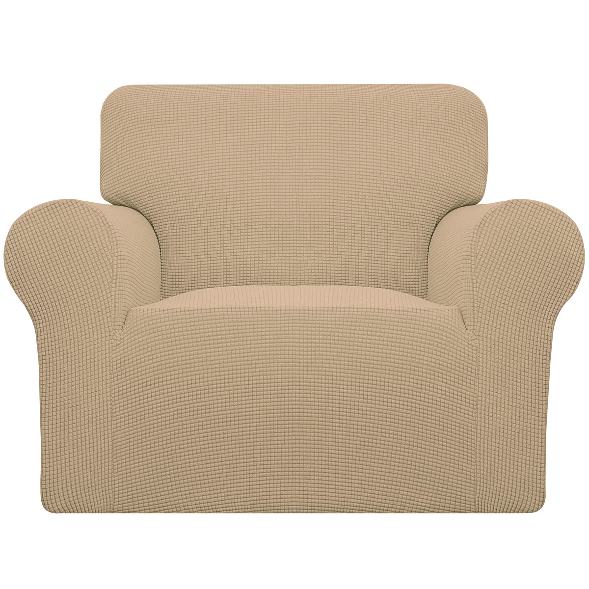 Easy-Going Stretch Chair Sofa Slipcover Washable Dark Gray