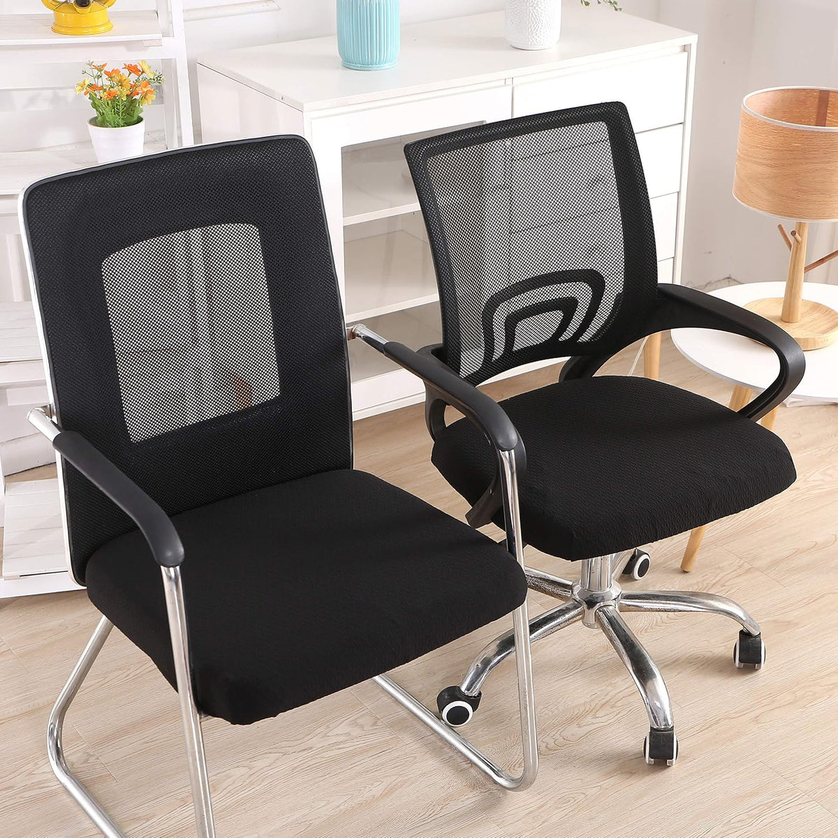 Smiry Office Computer Chair Seat Covers for Desk, Anti-dust Protector