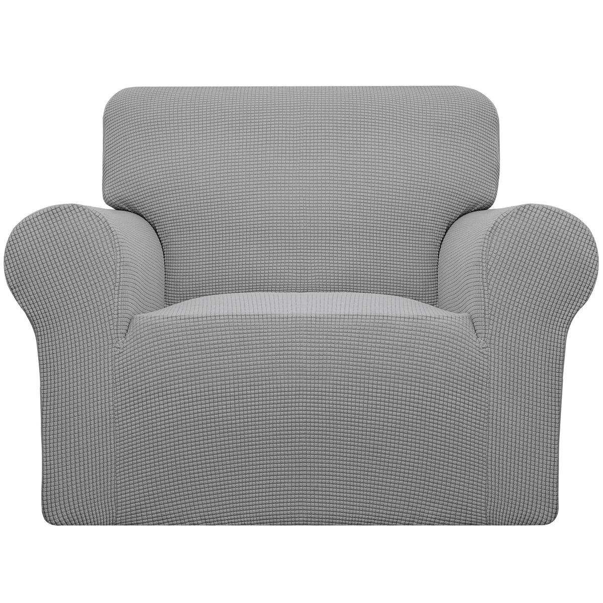 Easy-Going Stretch Chair Sofa Slipcover Washable Dark Gray