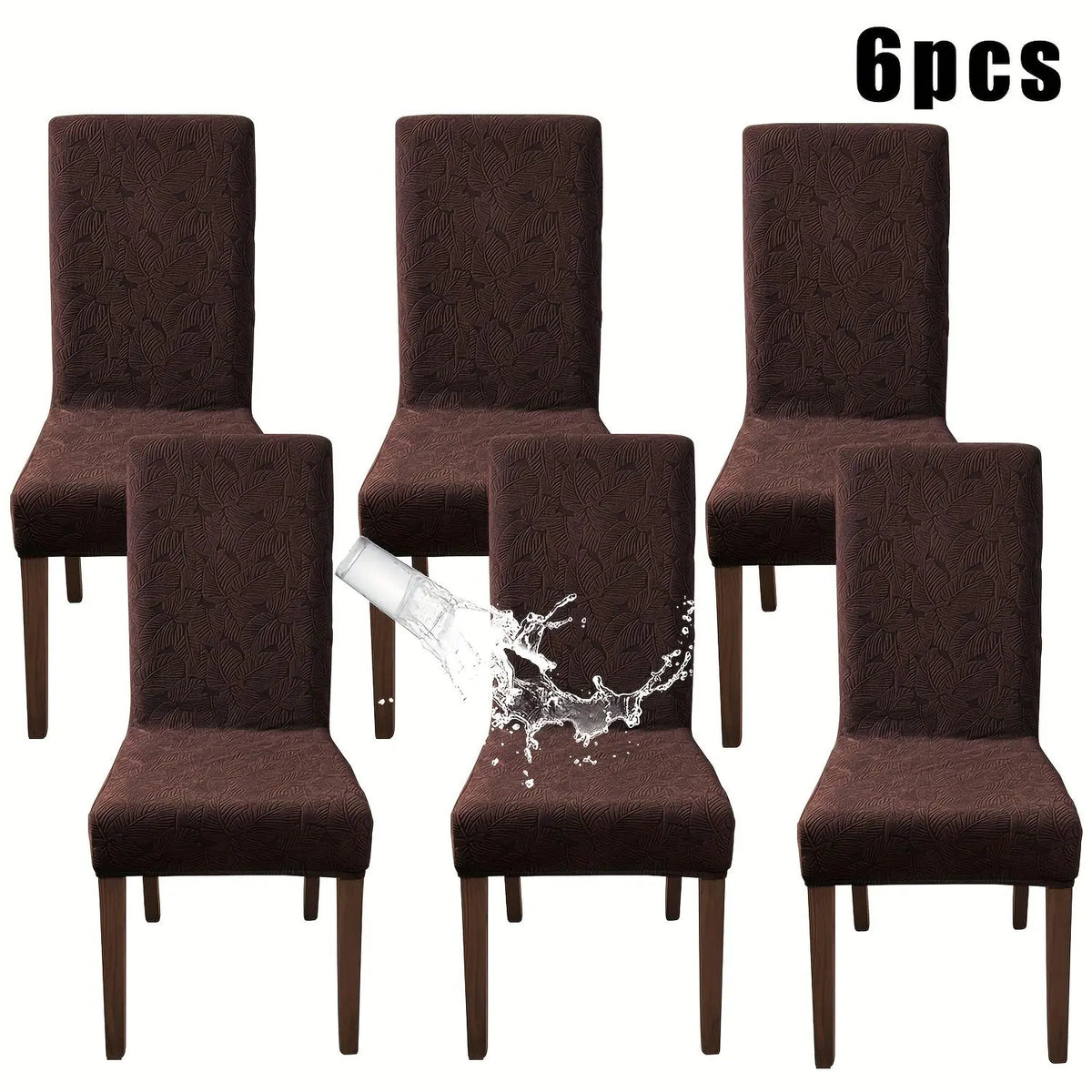 4/6-Piece Vintage Elegant Stretch Plant Printing Dining Chair Covers - Parsons Slipcovers for Dining Room Kitchen, Home Decor Items, Chair Protectors, Mother's Day Gifts